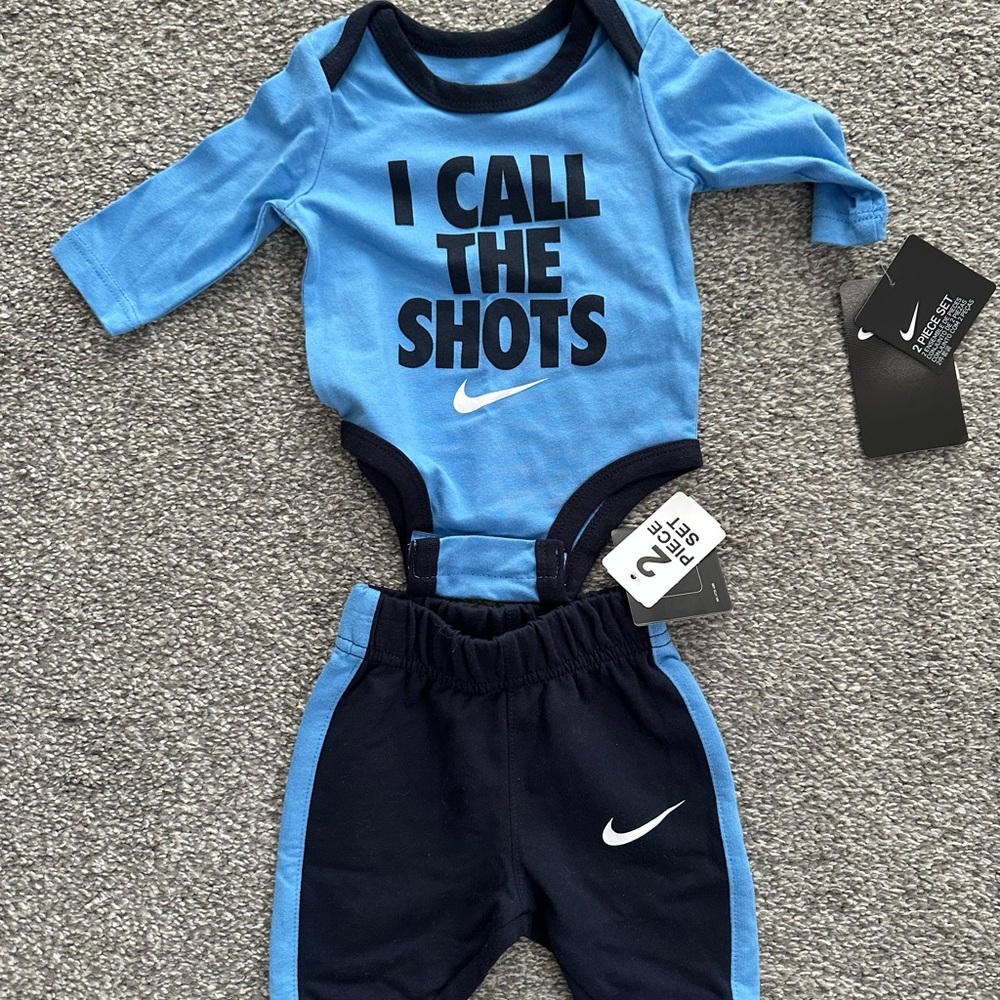 Nike Blue and Black Baby Outfit-NWT